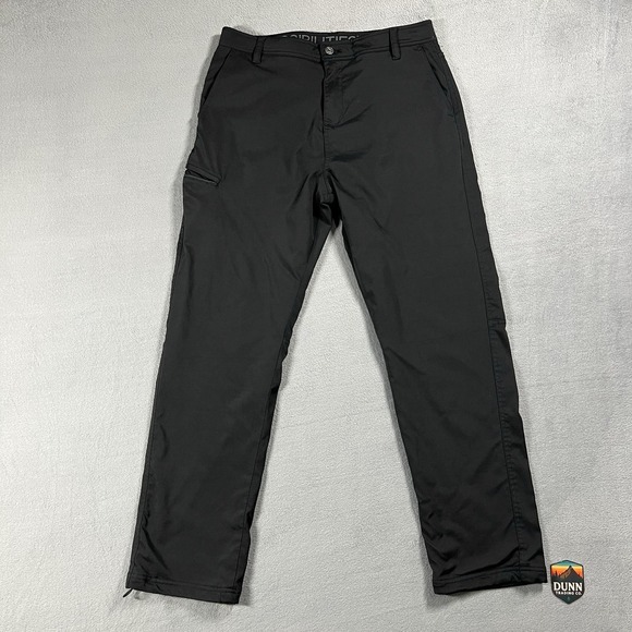 Other - Gerry Venture Pants Mens 34x32 Black Cargo Fleece Lined Performance Skiing
